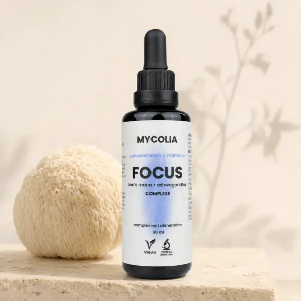 Flacon MYCOLIA FOCUS et Lion’s Mane